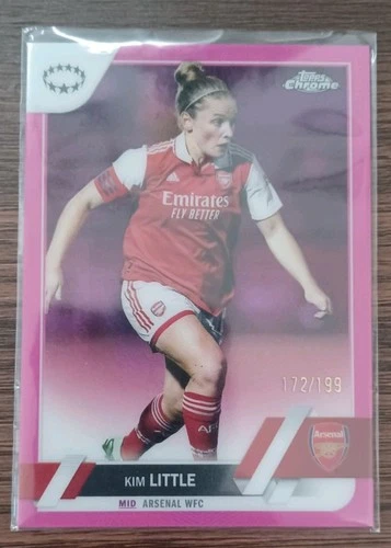 Kim Little 2022 Topps Chrome Pink Prizm /199
