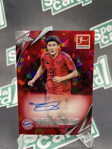 Kim Min-Jae 2024 Topps Chrome Red Sapphire /5