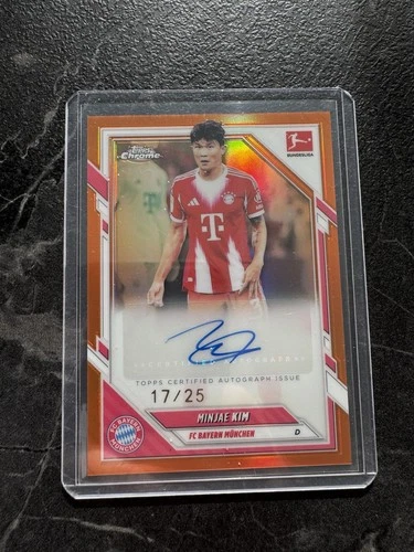 Kim Minjae 2025 Topps Chrome Bundesliga /25