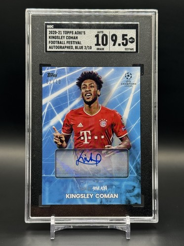 Kingsley Coman 2020 Topps Aoki Blue /10