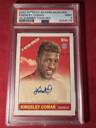 Kingsley Coman 2022 Topps Bayern Munich Retro Tour USA /10
