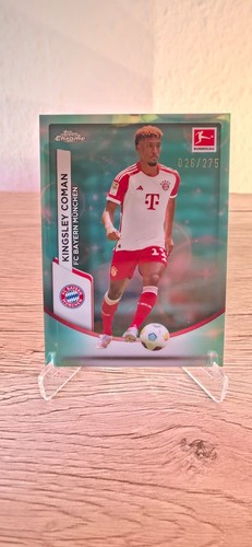 Kingsley Coman 2023 Topps Chrome Bundesliga Purple /275