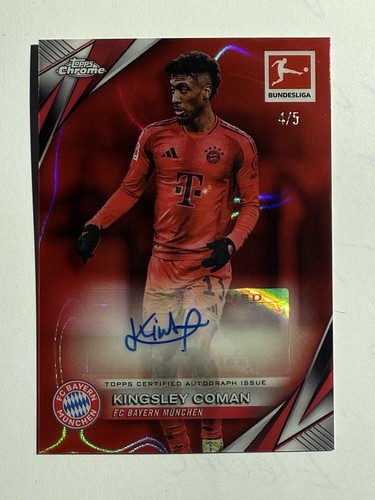 Kingsley Coman 2024 Topps Chrome Colormatch /5