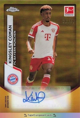 Kingsley Coman 2024 Topps Chrome Gold /50