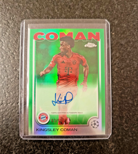 Kingsley Coman 2024 Topps Chrome Green /99