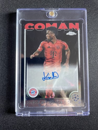 Kingsley Coman 2024 Topps Chrome Logofractor /10