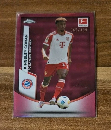 Kingsley Coman 2023 Topps Chrome Magenta /399