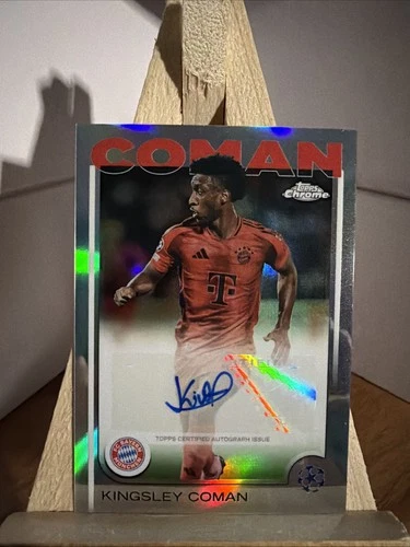 Kingsley Coman 2024 Topps Chrome Refractor
