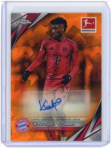 Kingsley Coman 2024 Topps Chrome Sapphire Orange /25