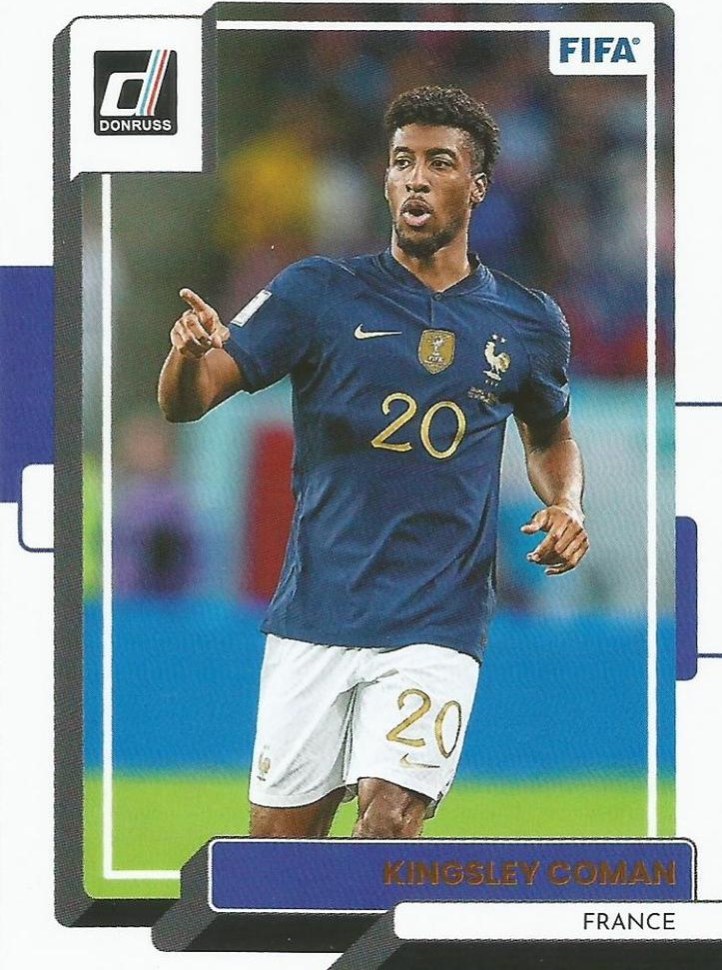 Kingsley Coman 2022 Panini Donruss Soccer 11