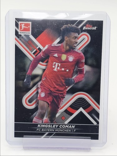 Kingsley Coman 2021 Topps Finest Black Refractor /199