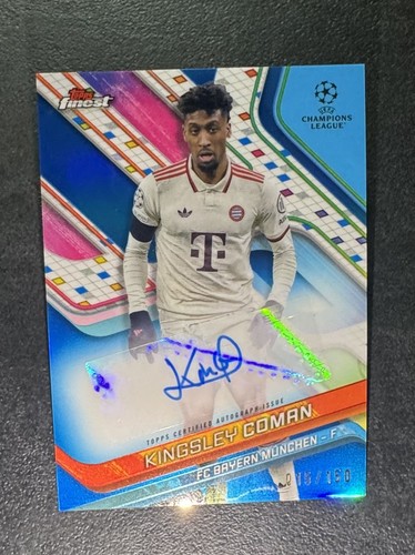 Kingsley Coman 2024 Topps Finest Blue /150