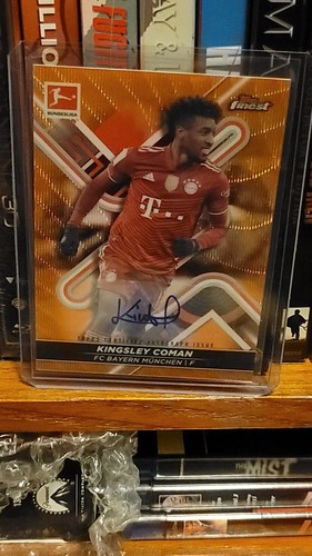 Kingsley Coman 2021 Topps Finest Orange Wave /10