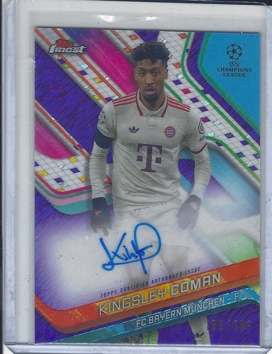 Kingsley Coman 2025 Topps Finest Purple /199