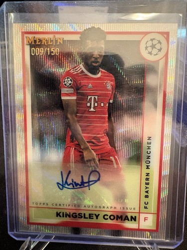 Kingsley Coman 2022 Topps Merlin Chrome /150