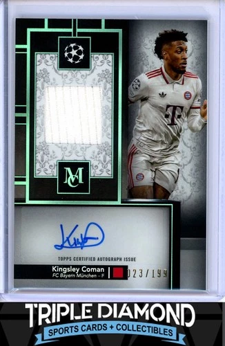 Kingsley Coman 2024 Topps Museum Aqua /199