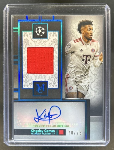 Kingsley Coman 2024 Topps Museum Collection Sapphire /75