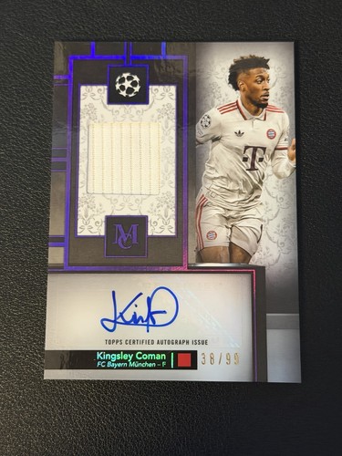Kingsley Coman 2024 Topps Museum Collezione UEFA Amethyst /99