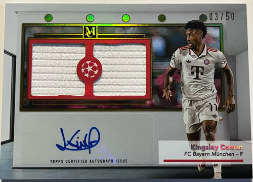 Kingsley Coman 2024 Topps Museum Gold /50