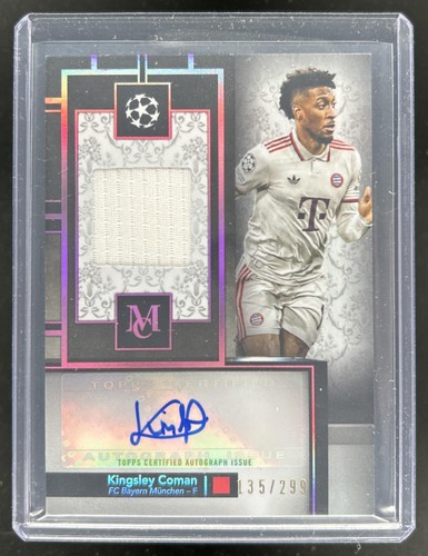 Kingsley Coman 2024 Topps Museum Rose Quartz /299
