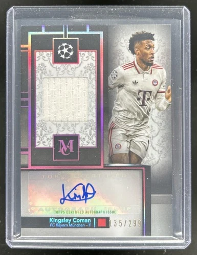 Kingsley Coman 2024 Topps Museum UEFA Rose Quartz /299