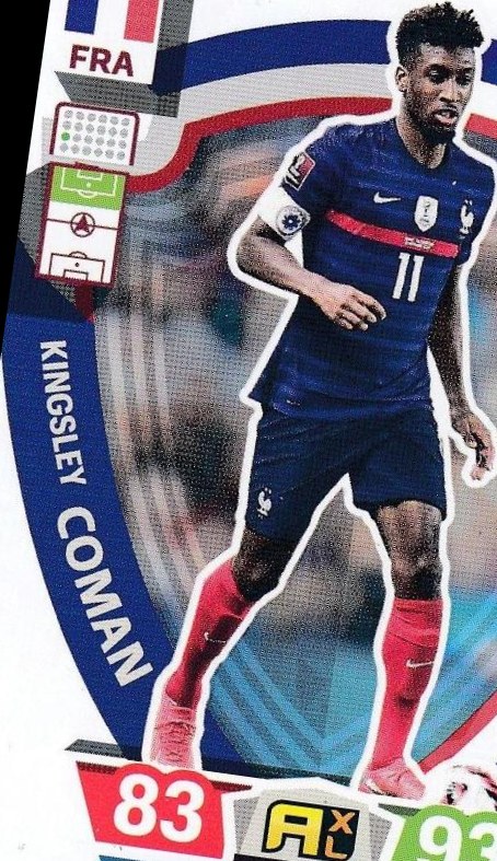 Kingsley Coman 2022 Panini Adrenalyn XL FIFA World Cup