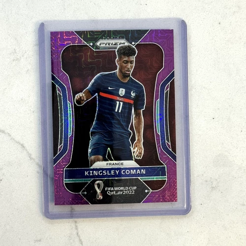 Kingsley Coman 2022 Panini Prizm Purple Mojo /49