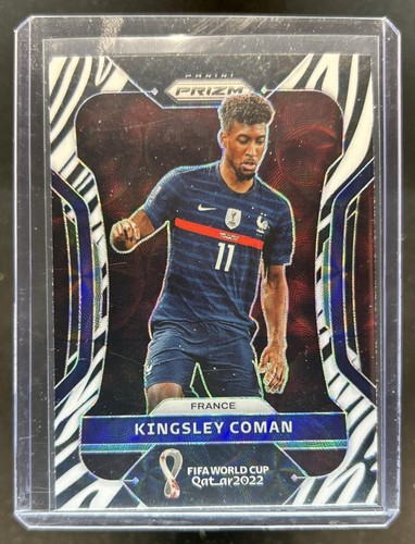 Kingsley Coman 2022 Panini Prizm World Cup Choice Zebra #100