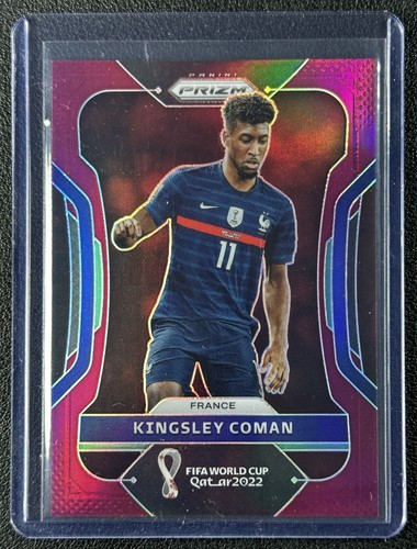Kingsley Coman 2022 Panini Prizm World Cup Maroon /22