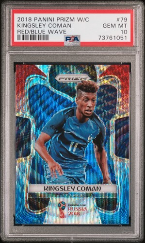 Kingsley Coman 2018 Panini Prizm World Cup Red/Blue Wave