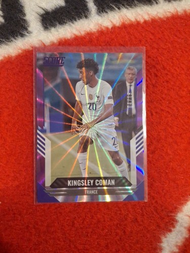 Kingsley Coman 2021 Panini Score FIFA Purple Lasers /15