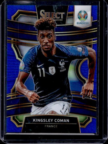 Kingsley Coman 2020 Panini Select Blue Prizm Terrace /225