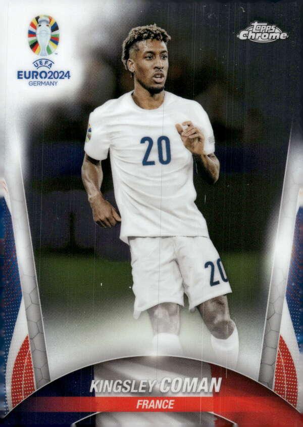 Kingsley Coman 2024 Topps Chrome UEFA EURO