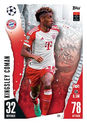 Kingsley Coman 2023 Topps Match Attax UEFA Club Competitions