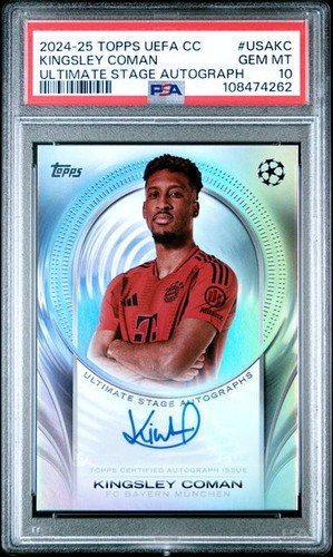 Kingsley Coman 2024 Topps UEFA Ultimate Stage 1/1