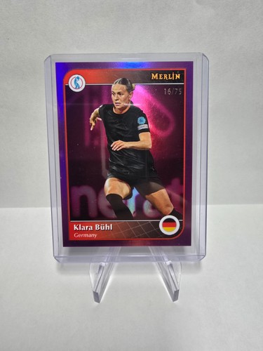 Klara Bühl 2025 Topps Merlin Chrome /75