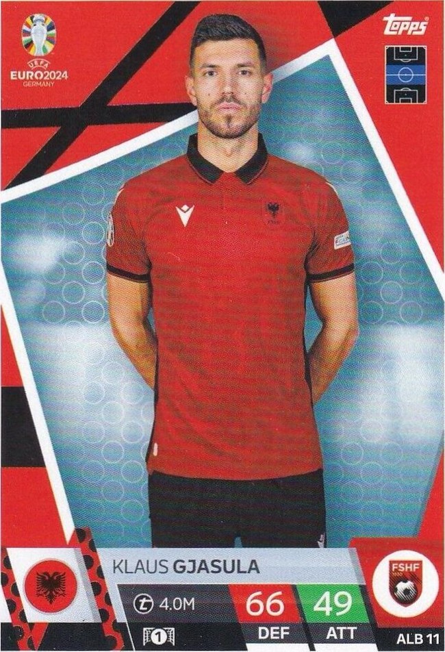 Klaus Gjasula 2024 Topps Match Attax UEFA EURO