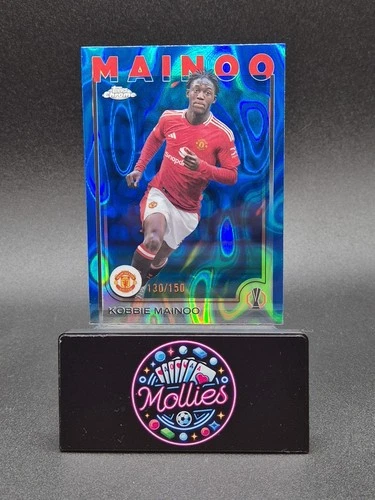 Kobbie Mainoo 2024 Topps Chrome Blue Lava /150