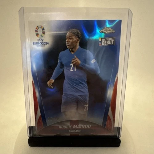 Kobbie Mainoo 2024 Topps Chrome Euro 2024 /75