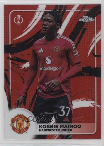 Kobbie Mainoo 2024 Topps Chrome UEFA Club Competitions