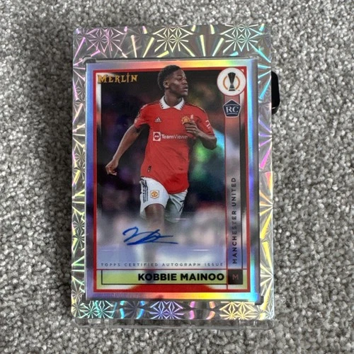Kobbie Mainoo 2023 Topps Merlin Chrome Silver Refractor