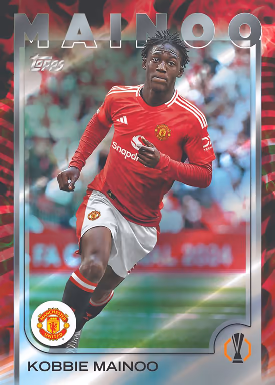 Kobbie Mainoo 2024 Topps Merlin UEFA Club Competitions