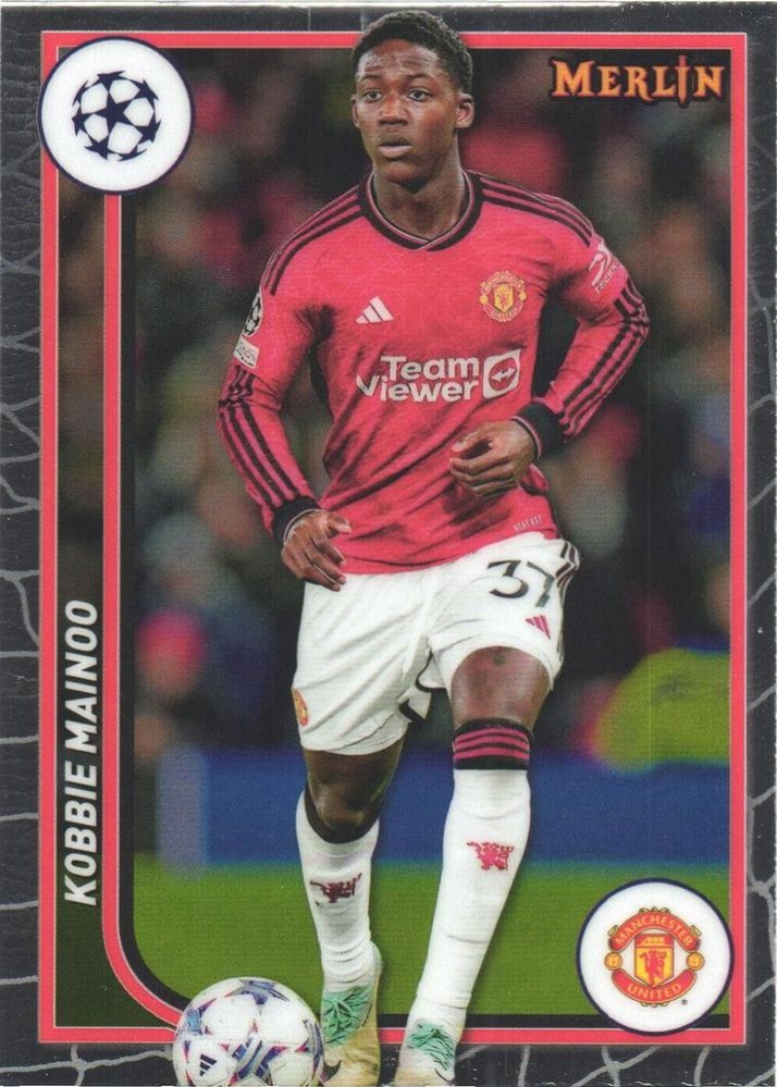 Kobbie Mainoo 2023 Topps Merlin UEFA Club Competitions