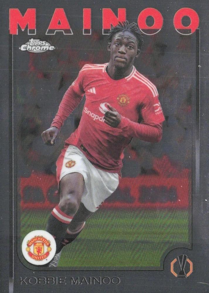 Kobbie Mainoo 2024 Topps Chrome UEFA Club Competitions