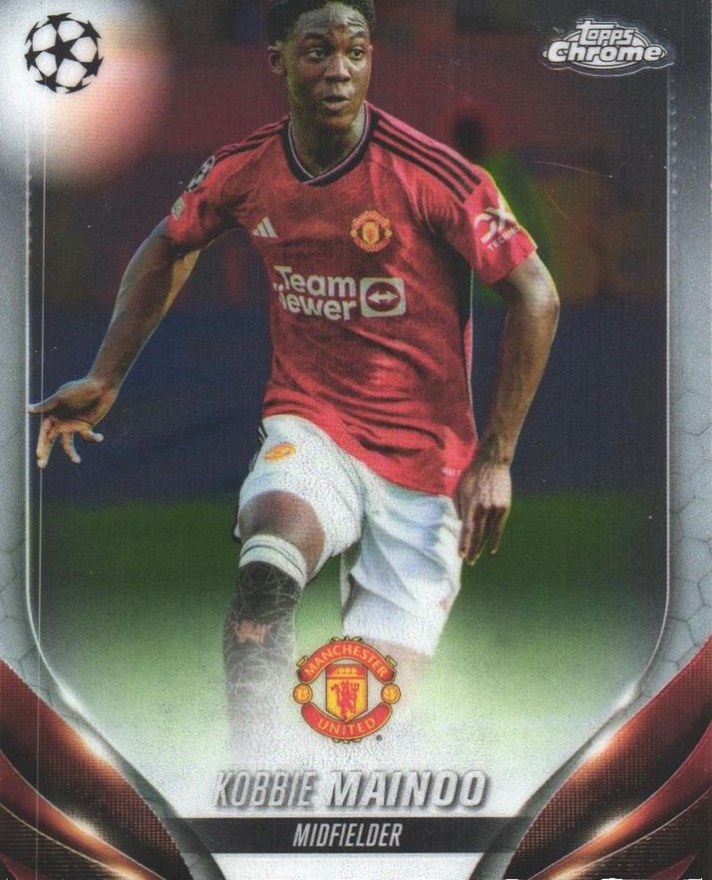 Kobbie Mainoo 2023 Topps Chrome UEFA Club Competitions