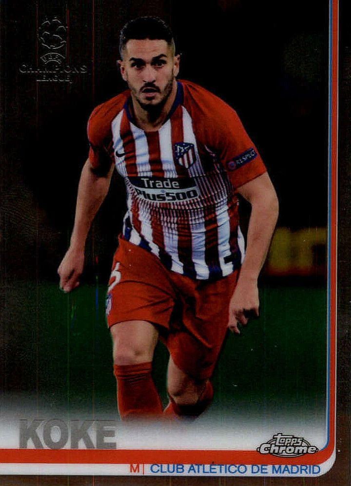 Koke 2018 Topps Chrome UCC 44