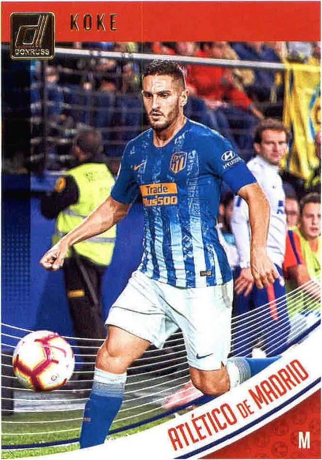 Koke 2018 Panini Donruss Soccer 48