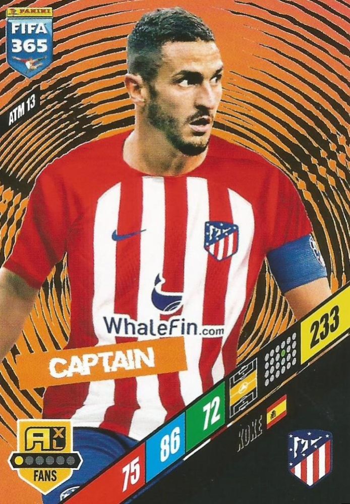 Koke 2024 Panini Adrenalyn XL FIFA 365