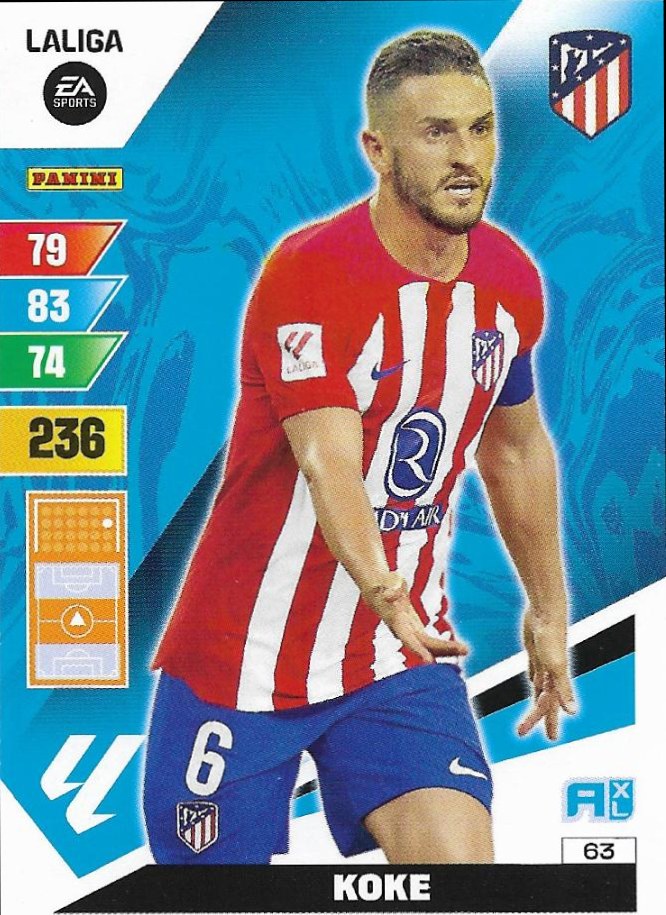 Koke 2023 Panini Adrenalyn XL La Liga