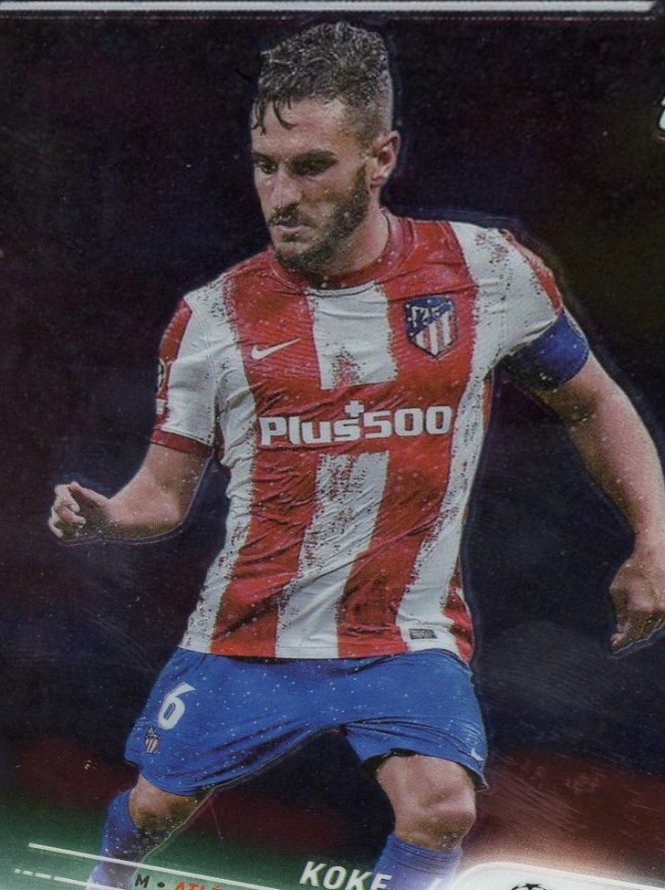 Koke 2021 Topps Stadium Club Chrome UEFA 87